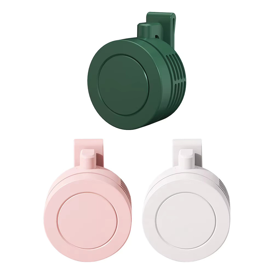 ALLOYSEED Mini-Shirt-Ventilator, tragbarer wiederaufladbarer Körperventilator in Grün - Bild 6