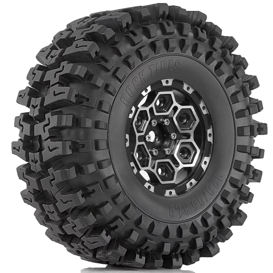 RS Rock Terrain Crawler-Reifen, 1/10, mit Schaumstoffeinsätzen - Bild 3