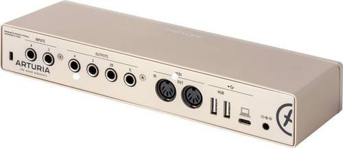 Arturia MiniFuse 4 Audio Interface in Silver und Beige mit USB-C Anschluss - Bild 1