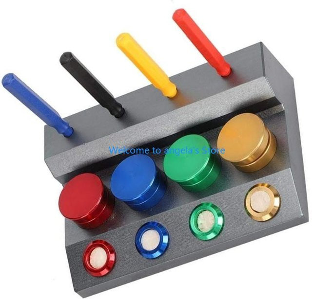 X4YC Uhrenöl-Tauch-Set, 4-Schalen-Keramik, Schwarz, Unisex - Bild 1