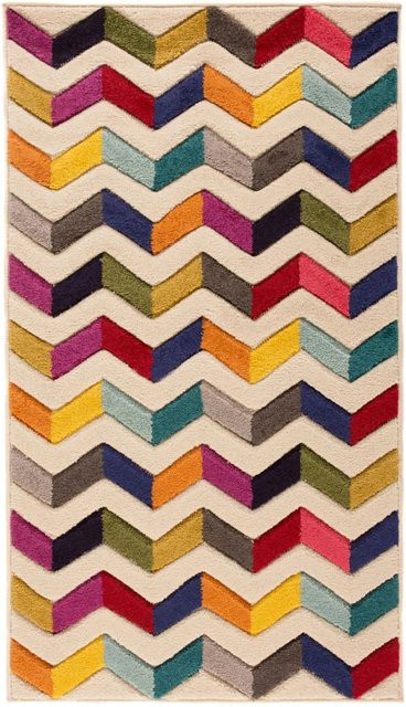 Flair Rugs Kinderteppich Bolero Mehrfarbig Gestreift Modern B: 200 cm, T: 290 cm - Bild 1