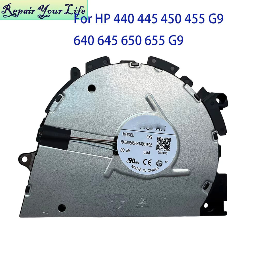 CPU-Lüfter Notebook-Kühler für HP EliteBook 640 645 650 655 G9 und ProBook 440 445 450 455 G9, Ersatzteil N00095-001 M21718-001 M26012-001 - Bild 5