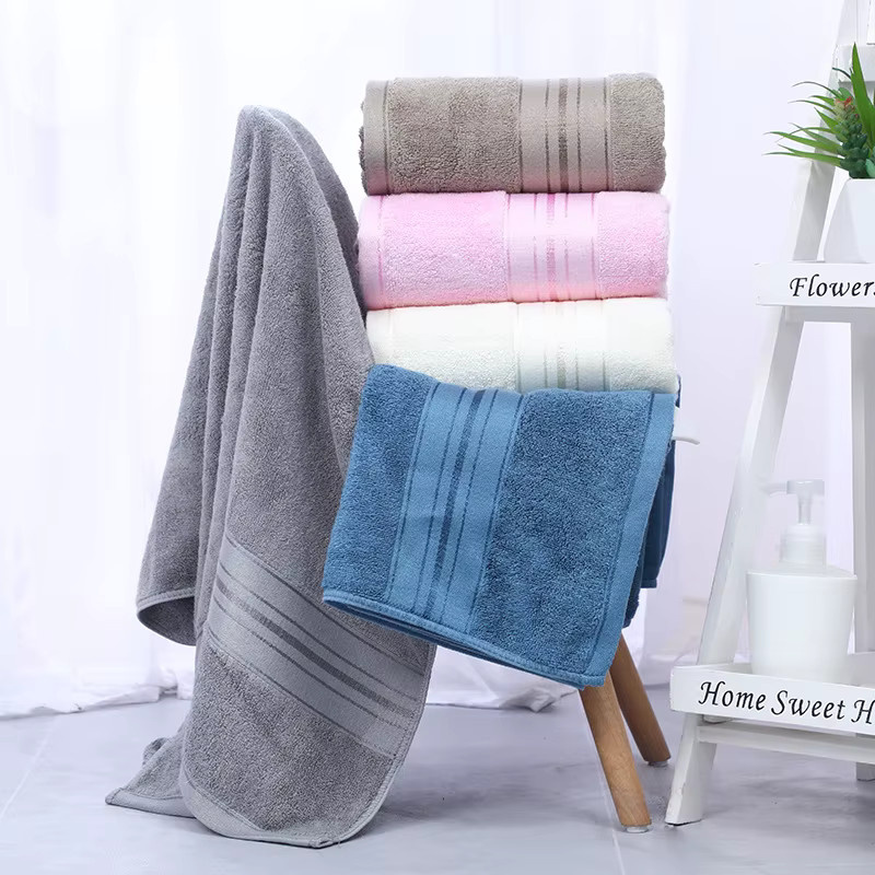 Inyahome Bambus Handtuch-Set in Grau für den täglichen Gebrauch - Bild 3
