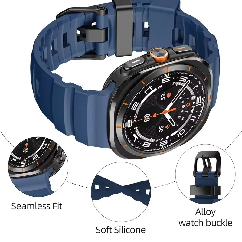 Samsung Uhrenarmband Silikon, Galaxy Watch 8, Galaxy Watch 8 Classic - Bild 5