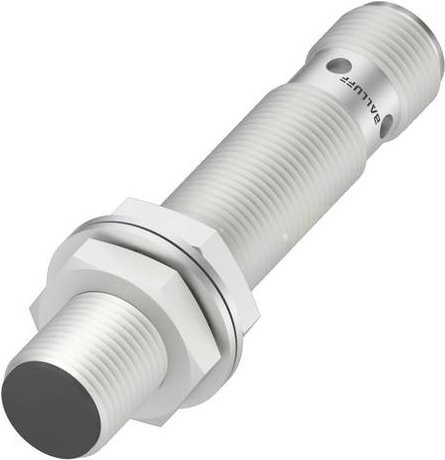 Balluff Induktiver Sensor BES M12MI-PSC30B-S04G-W BES02K1 bündig PNP Schließer, Farbe: Silber, Durchmesser: 12 mm, Länge: 65 mm - Bild 1