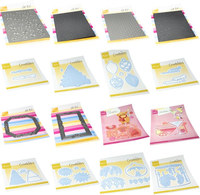 Starry Night Metall-Stanzformen für Scrapbooking und Basteln in Silber - Bild 1