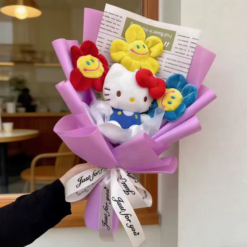 surof Hello Kitty Plüschpuppen, kleiner Anhänger, bunt - Bild 2