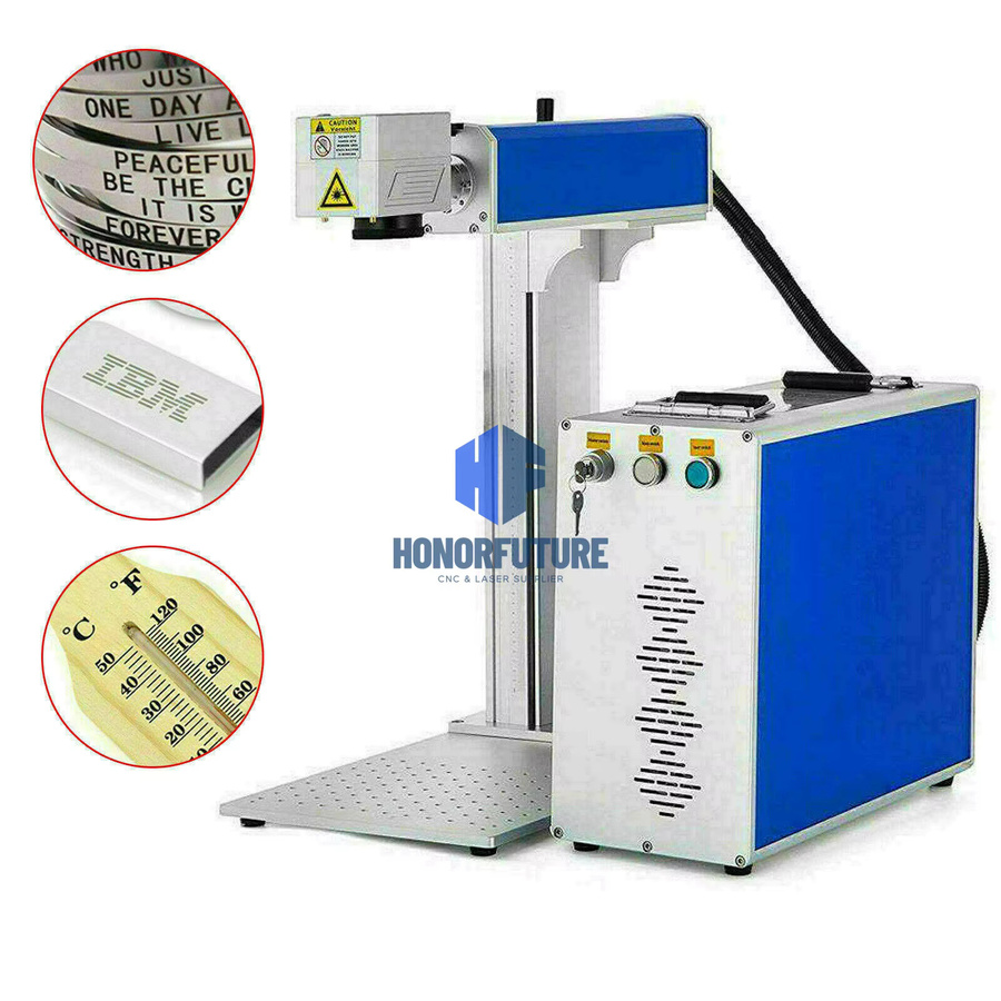 Honorfuture Faserlaserbeschriftungsmaschine mit 20 W Leistung und rotierendem Modul zur Lasergravur von Ringschmuck aus Metall - Bild 2