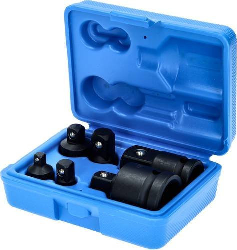 Brilliant Tools Steckschlüssel-Adapter BT024605 aus Chrom-Molybdän-Stahl in Blau mit Antrieben 1/4 (6,3 mm), 3/8 (10 mm), 1/2 (12,5 mm) und 3/4 (20 mm) - Bild 1