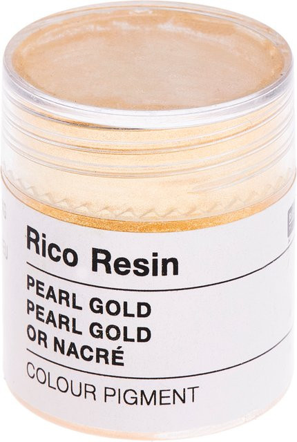 Rico Design Farbpigmente für Resin mit Perl-Effekt in Gold - Bild 1