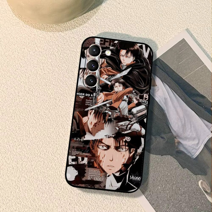 Rastar Anime L-Levi A-Ackerman Handyhülle für Samsung Galaxy S21 S22 S23 S24 S25 S26 Ultra FE Plus 5G A52S Soft Cover Multicolour - Bild 3
