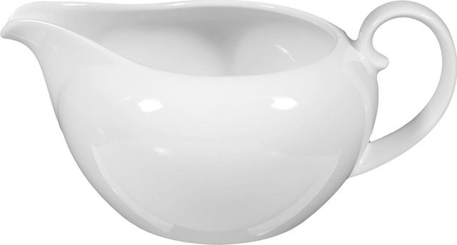 Seltmann Weiden Sauciere Rondo/Liane aus Porzellan, Weiß, 0,55 l - Bild 1