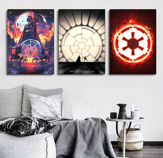 S-Star Fashion Wars Poster Star Wars Motiv in Multicolor, B/H: 21,0 x 30,0 cm - Bild 1