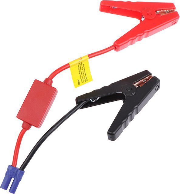 SD&HI EC5 Anschluss Überbrückungskabel mit Krokodilklemmen in Rot für Batterieverstärker und Starthilfe - Bild 1