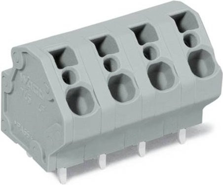 WAGO 745-3161 Leiterplattenklemme Grau 30 Stück - Bild 1