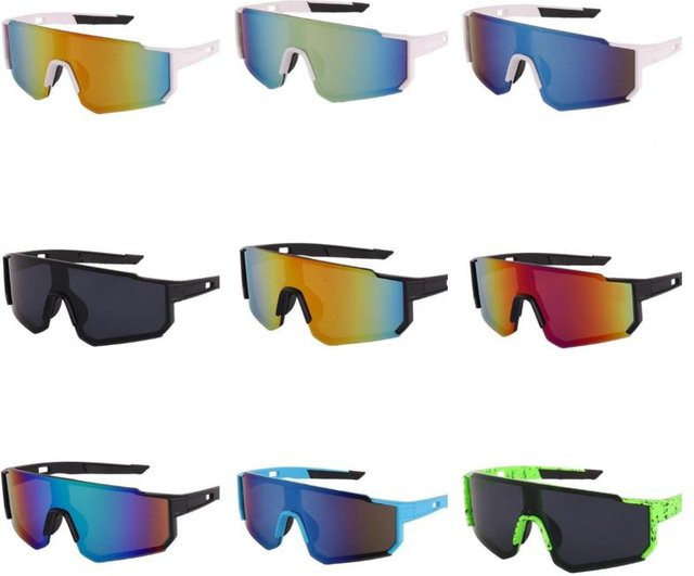 BC-Warm Home Sportsonnenbrille, Vollrand, grey, multicolor, Unisex - Bild 1