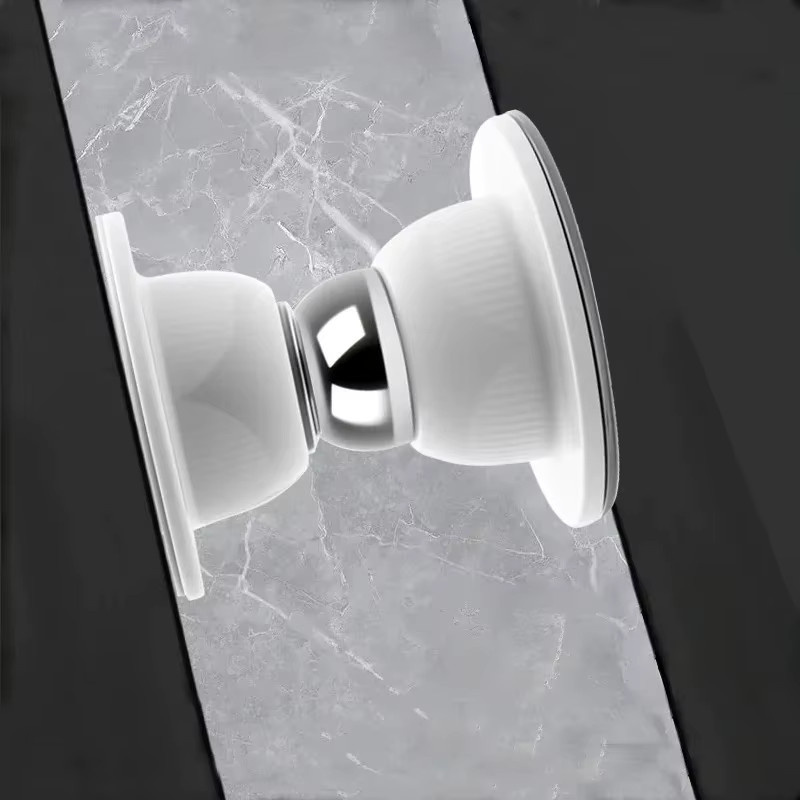 Magnetischer Silikon Türstopper in Schwarz als Anti-Kollisions Puffer für Schlafzimmer und Arbeitszimmer ohne Bohren - Bild 4