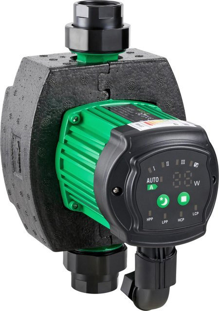 saniECO+ Heizungspumpe 230V mit Isolierung, Farbe: Grün, Anschlussmaß: 180 mm - Bild 1