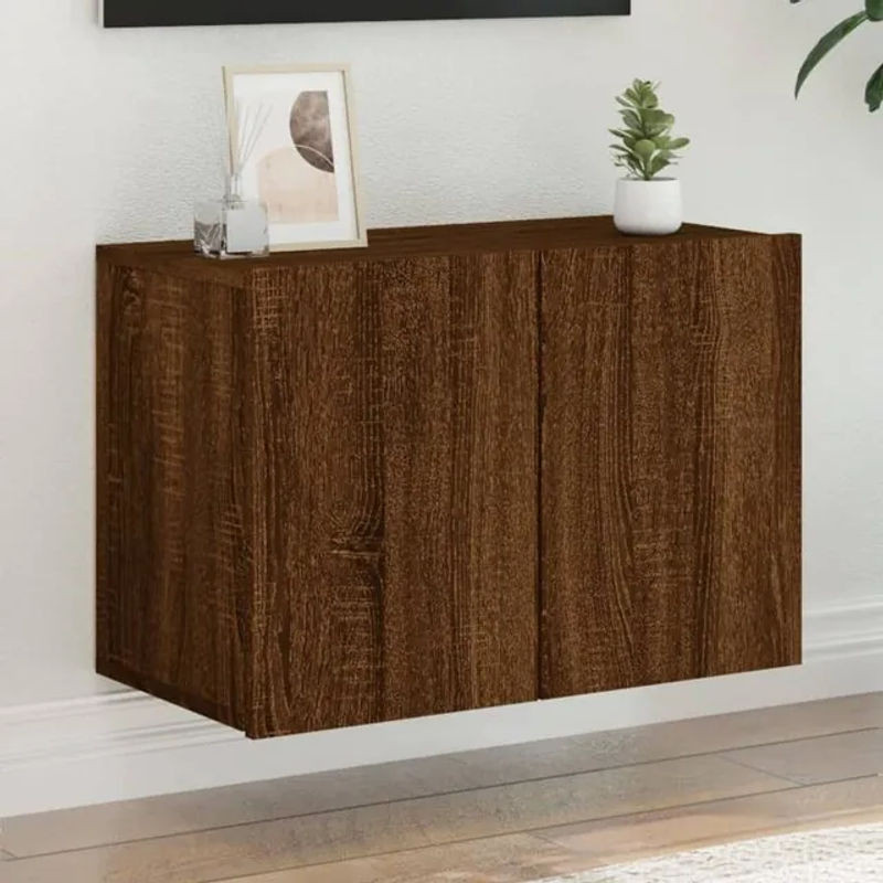 Vidaxl Wand-TV-Schrank Modern in Braun, B/T/H: 60 x 30 x 41 cm - Bild 1