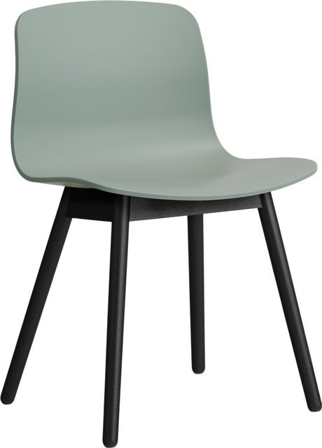 HAY About A Chair AAC 12 Designstuhl in Grün mit Eichengestell aus Polypropylen - Bild 1
