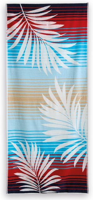 HeiSte Frottier Strandlaken aus 100% Baumwolle in Maritim Multicolor - Bild 1