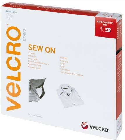 VELCRO Klettband zum Aufnähen Haken und Flausch Nato Farbe 640 Breite: 2 cm, Länge: 10 m - Bild 1