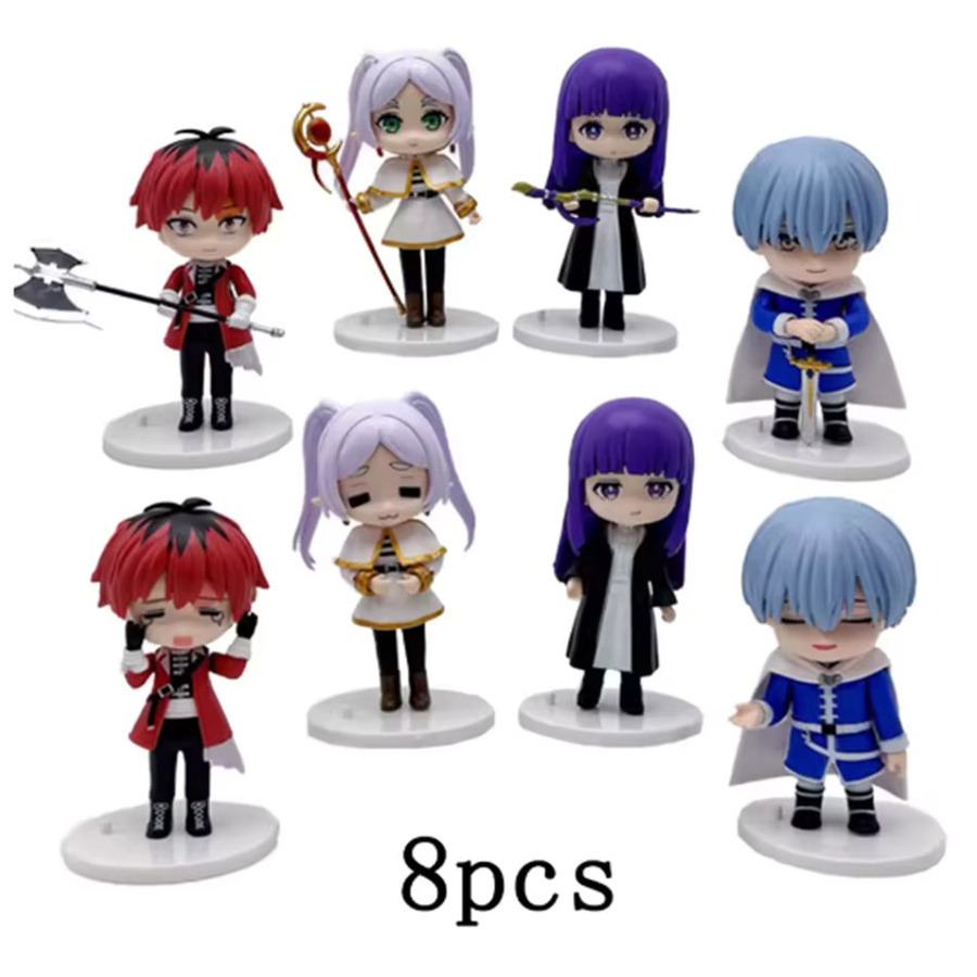 Bandai Sousou No Frieren Figuren-Set, 8-teiliges Set, Kunststoff - Bild 5