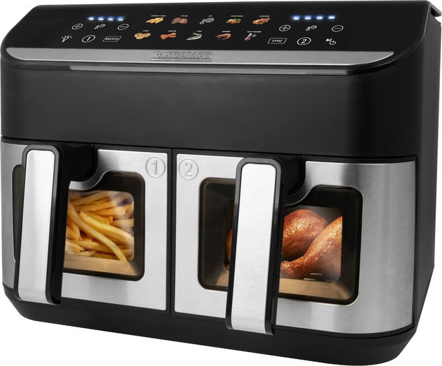 Gastroback Heat & Crisp Duo Family Heißluft-Fritteuse 9L - Bild 1
