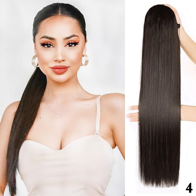 LISI HAIR Clip-in-Pferdeschwanz-Verlängerung, synthetisch, beige, 70 cm, Damen - Bild 1