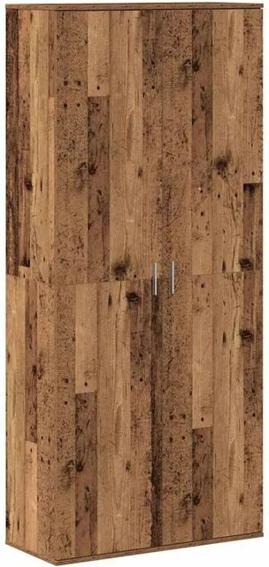 vidaXL Highboard Altholz-Optik in Braun mit Schranktüren und Regalfächern, B/T/H: 80 x 35 x 180 cm - Bild 1