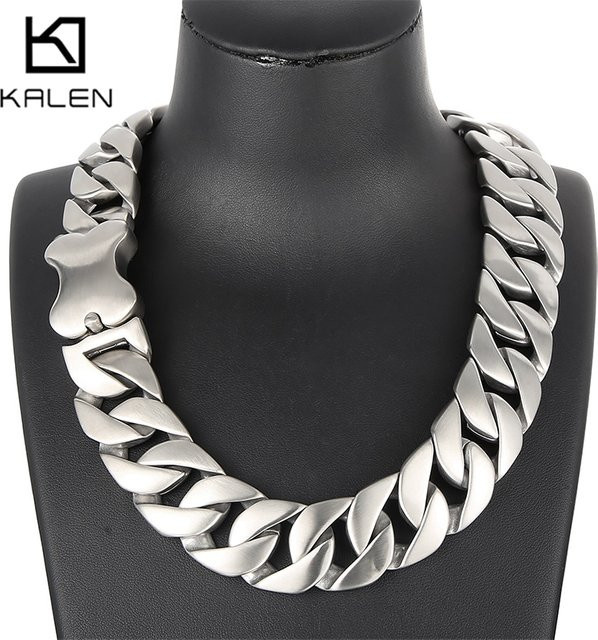 Kalen Halskette mit Hundeknochen-Anhänger, Edelstahl, Silber, Unisex - Bild 1