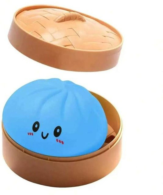 Topmix Brötchen Slow Rising Squishy, Knödel Stressabbau Quetschspielzeug mit Dampfgarer - Bild 1