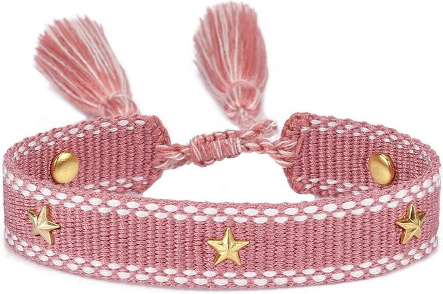 Armband Rd lala, geflochten, Gold, Sterne, Damen - Bild 1