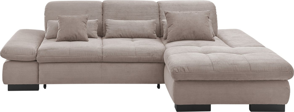 Ecksofa Set One by Musterring SO4100 V mit verstellbaren Kopfteilen und Cord-Bezug - Bild 1
