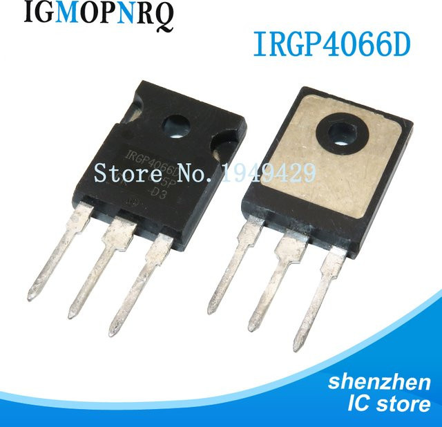 Infineon IGBT Transistor IRGP4066DPBF 600V 140A in Schwarz, 2 Stück - Bild 1