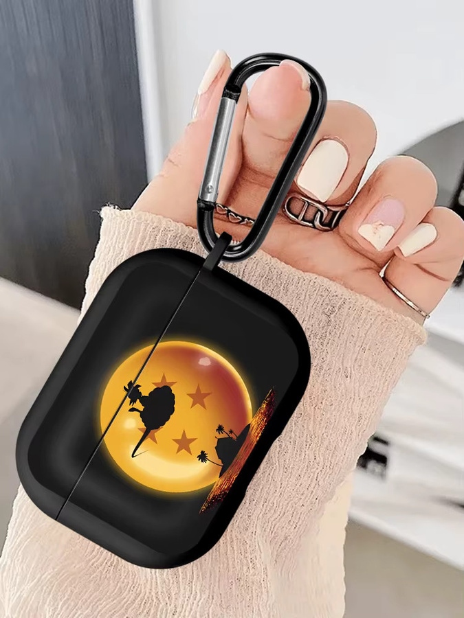 Cartoon Dragon Ball Schutzhülle für Apple AirPods Pro 1 2 3 und AirPods 4 in Schwarz - Bild 5