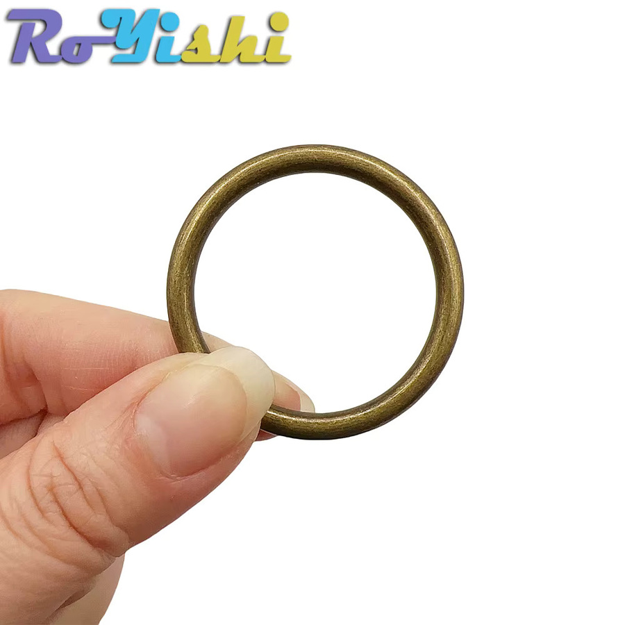 RoYishi 20 Stück Metall-O-Ring-Schnallen in Bunt und Schwarz für Haustierhalsbänder, Gurtbänder und Handtaschen-Hardware-Zubehör - Bild 2