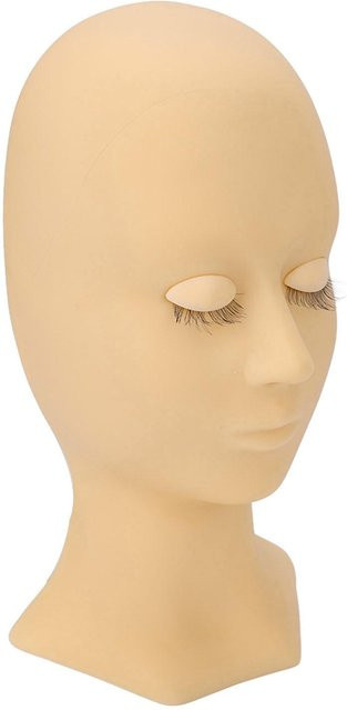 Koogeelife Wimpern Übungskopf, Silikon, beige - Bild 1