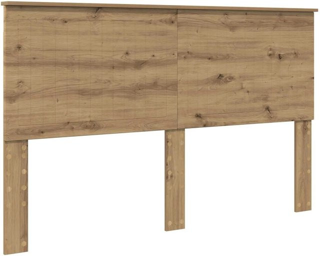 vidaXL Kopfteil in Artisan-Eiche, Farbe: Braun, Material: Holzwerkstoff, Breite: 160 cm - Bild 1
