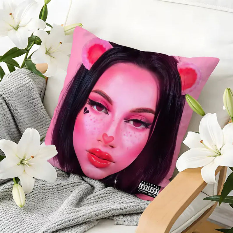 Primera Musa O-Omar Courtz Kissenbezug aus Leinen in Pink, quadratisch, Breite: 30 cm, Höhe: 30 cm - Bild 3