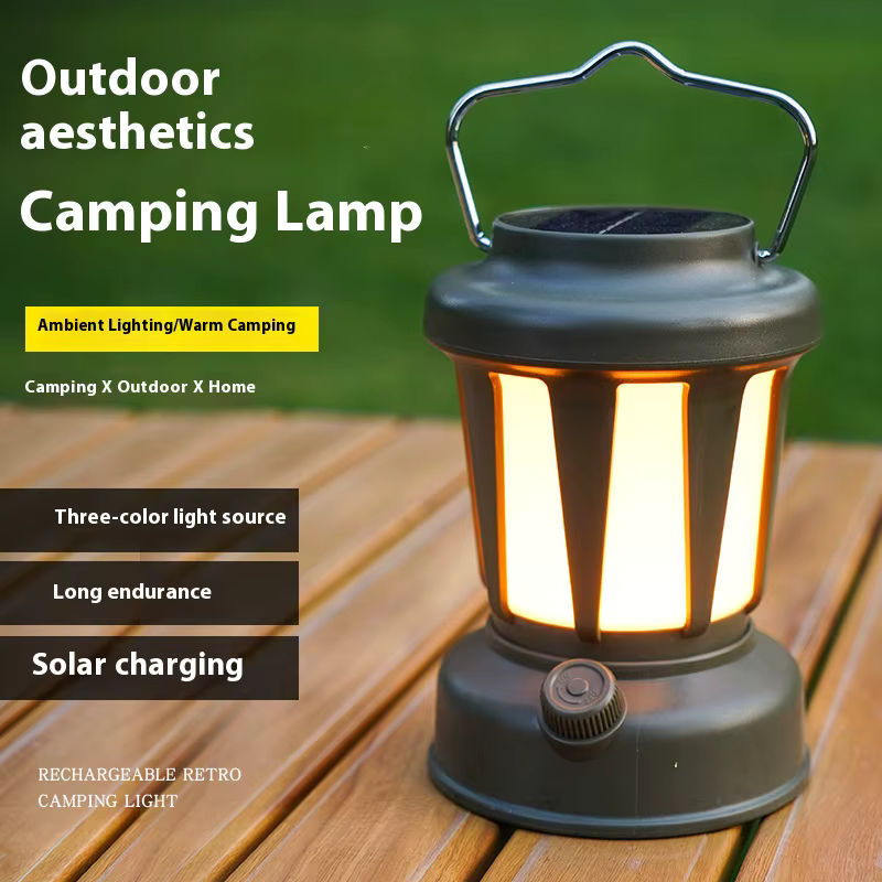 ESMARTER Solar Camping Laterne mit LED, dimmbar, Weiß - Bild 3