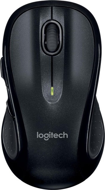 Logitech M510 kabellose Laser-Maus für Rechtshänder in Schwarz mit USB-Empfänger - Bild 1