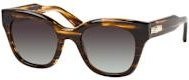 Longchamp LO 791S Sonnenbrille, Quadratisch, Vollrand, Kunststoff, Damen, braun, grau - Bild 1