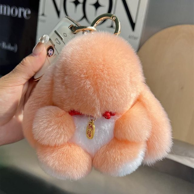 Linyi toy Schlüsselanhänger Plüschhase, 13 cm, Kinder Mädchen - Bild 1