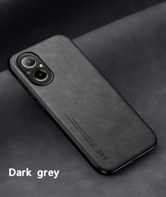 ENBIN Luxus Lederhülle für Realme C67 C55 12 Plus 11 10 Pro Plus 9i mit Metallplatte für Autohalterungen - Bild 1