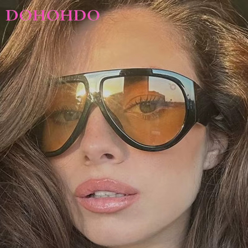 DOHOHDO Sonnenbrille Aviator, Vollrand, Kunststoff, Unisex - Bild 2