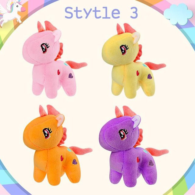 Wucifang Bags Mini Plüsch Einhorn Kuscheltiere, 24-teiliges Set, ab 3 Jahren - Bild 1