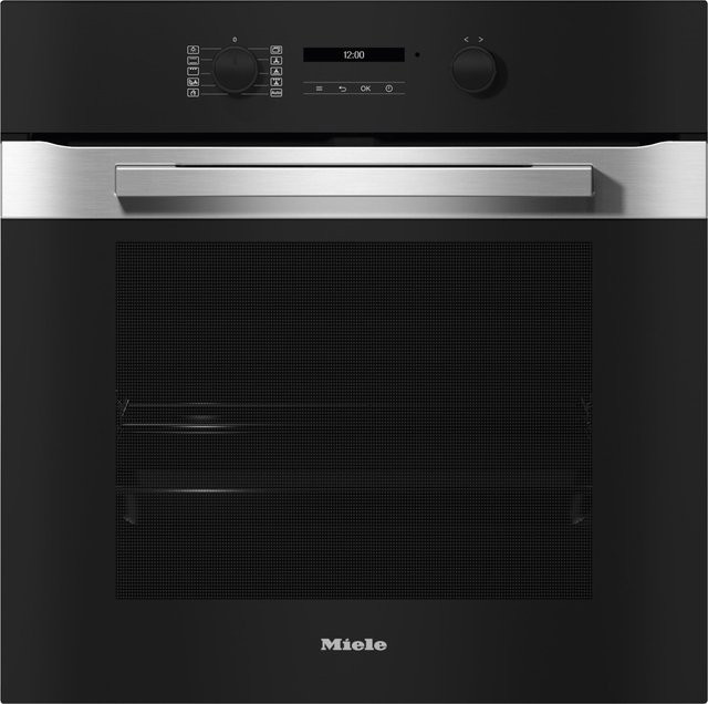 Miele Einbaubackofen H 2861-1 BP in Edelstahl/Cleansteel mit 76 l Volumen, pyrolytischer Selbstreinigung, schnellem Vorheizen und Smart Home Integration, Breite: 59,5 cm - Bild 1