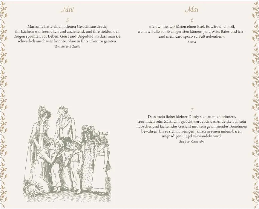 Zärtlichkeit des Herzens. Mit Jane Austen durch das Jahr, Jane Austen - Bild 3