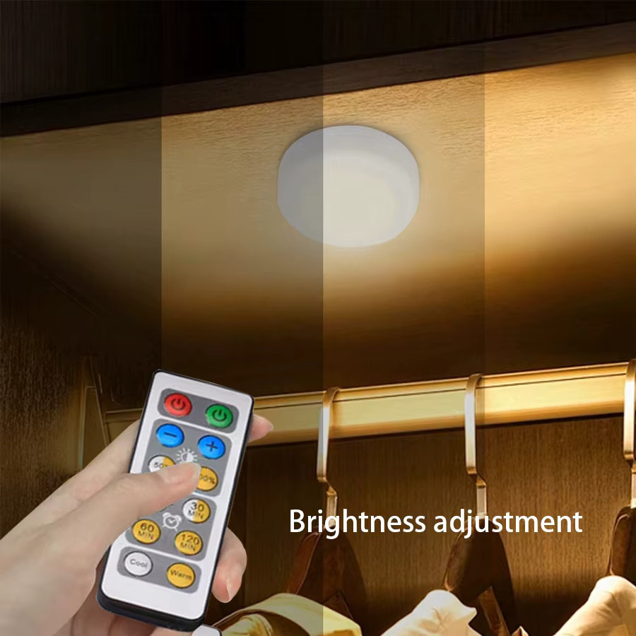 Dimmbare LED Unterschrankleuchte in Weiß mit Fernbedienung und 3 Farben für Küche, Schlafzimmer und Vitrine - Bild 3